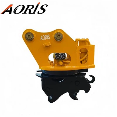 Conector rápido giratorio para excavadora